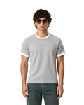 Ringer Raglan Tee - Grey / White