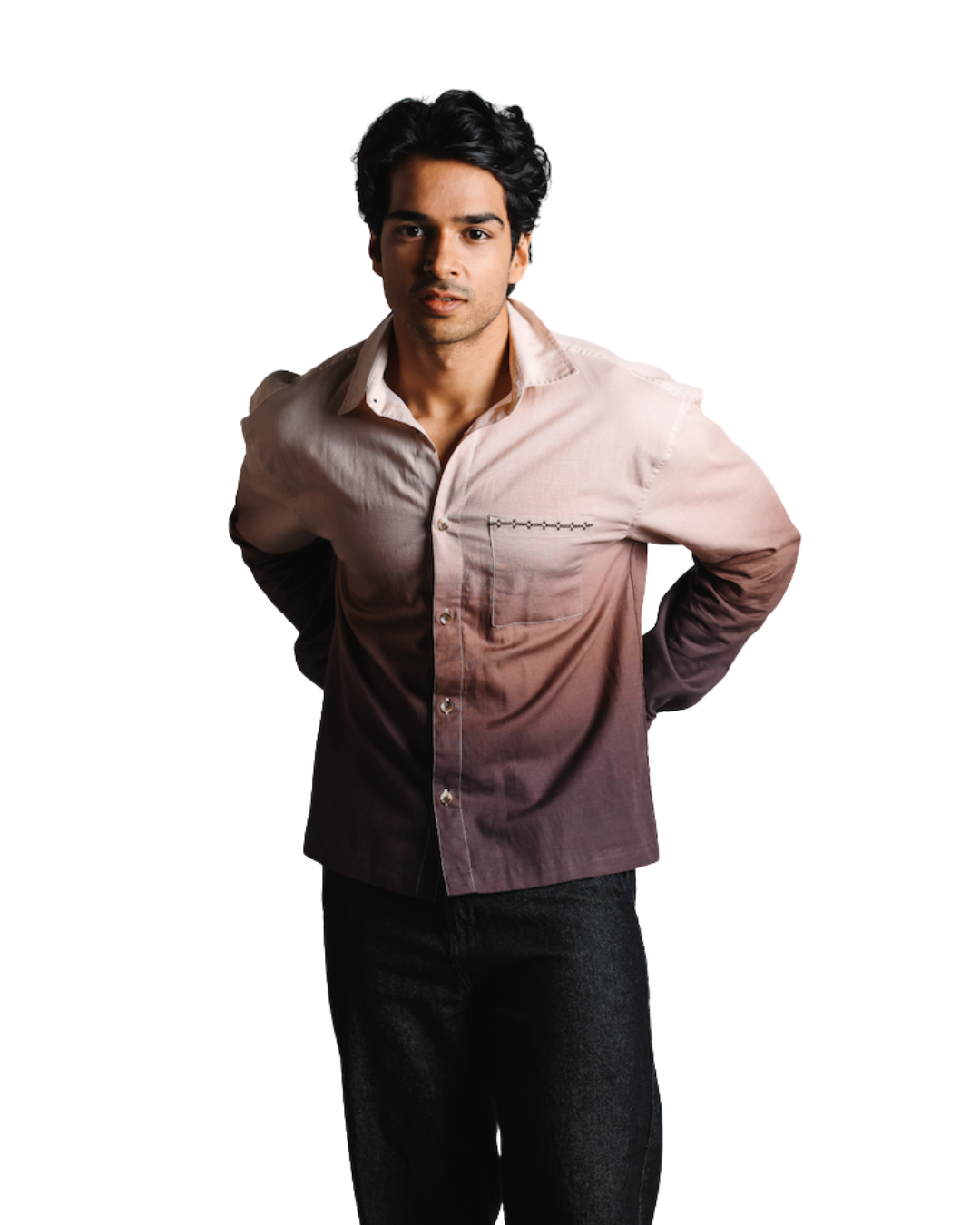 Espresso Dipped Shirt - Brown