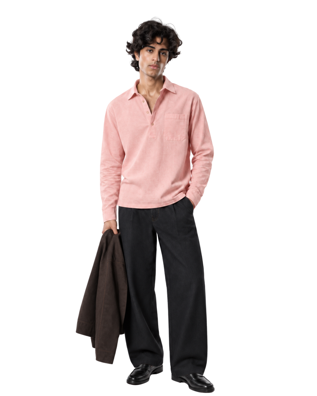 Rush Hour Polo Shirt - Baby Pink