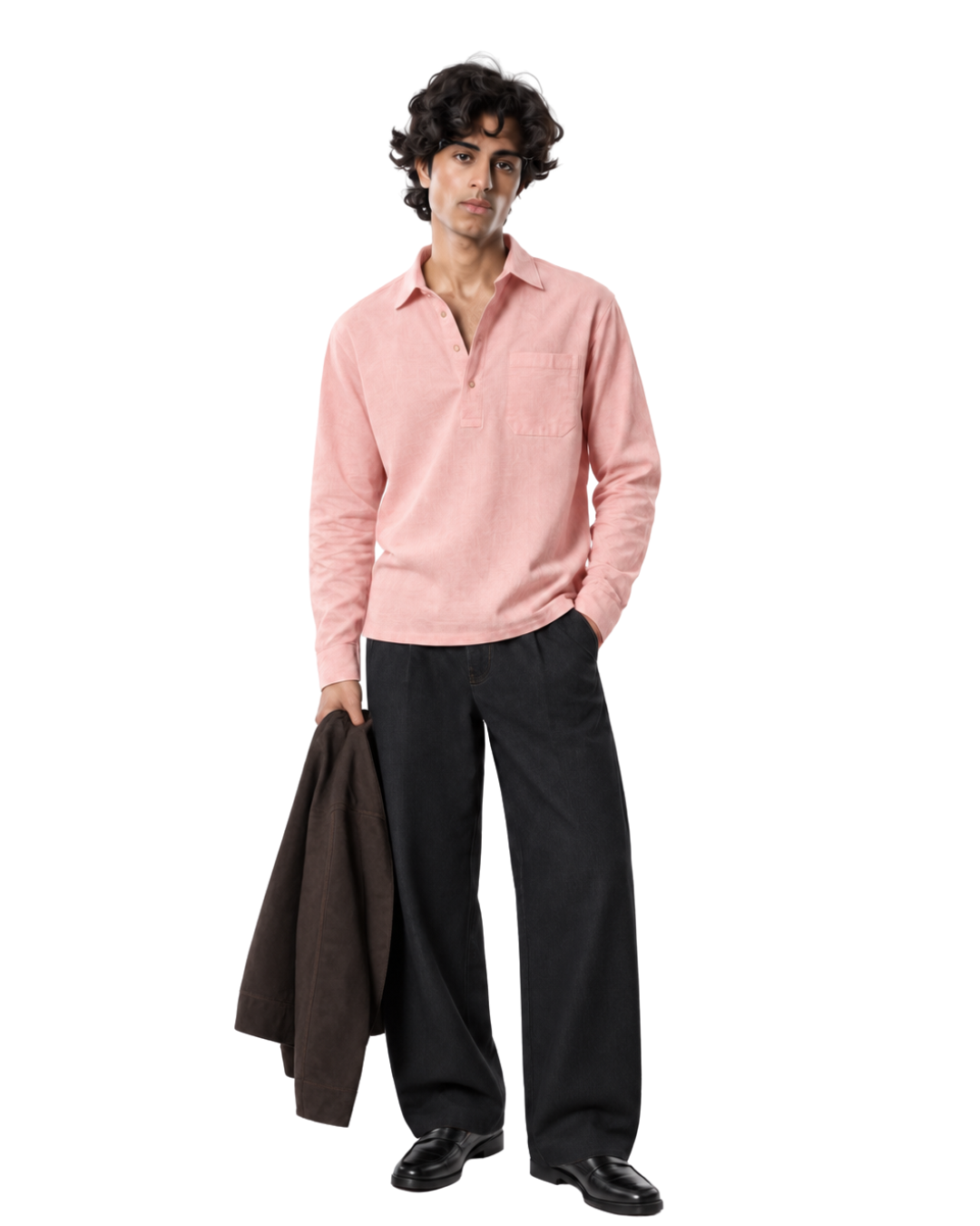 Rush Hour Polo Shirt - Baby Pink