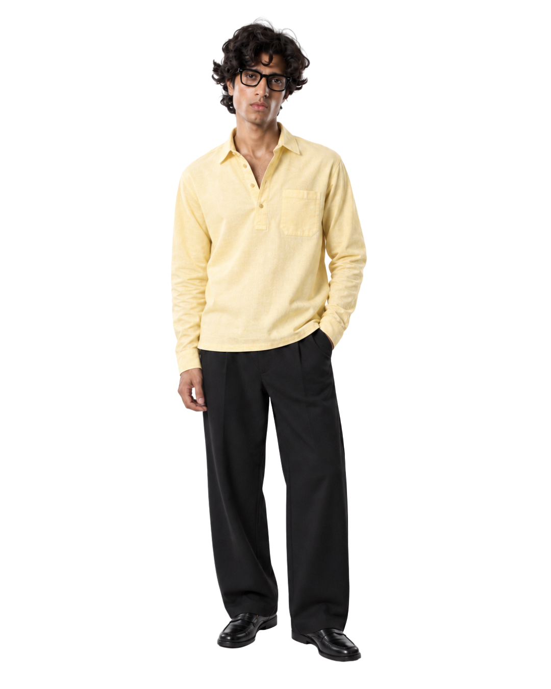 Rush Hour Polo Shirt - Butter Yellow