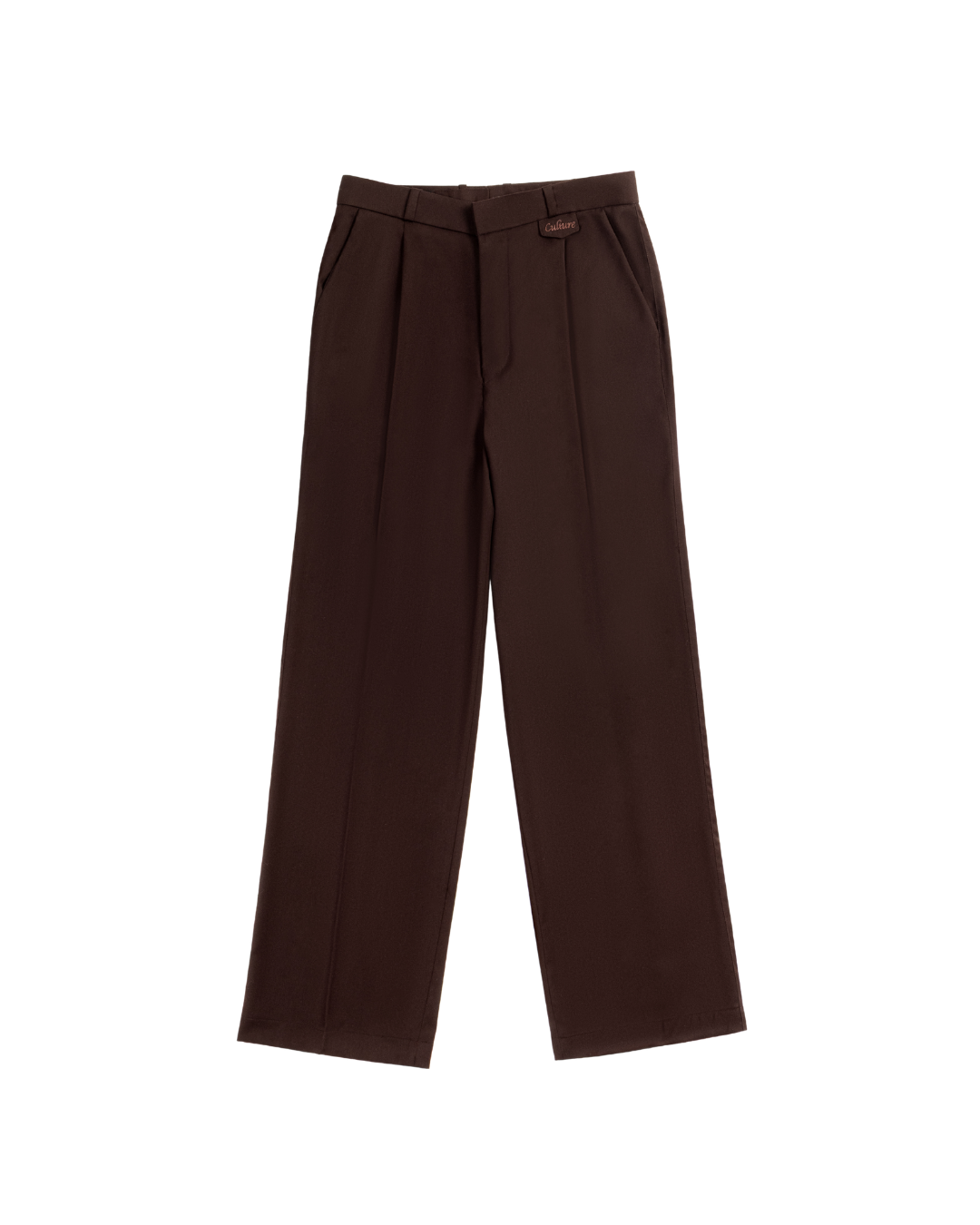 Rich Pleated Pants - Coffee Bean