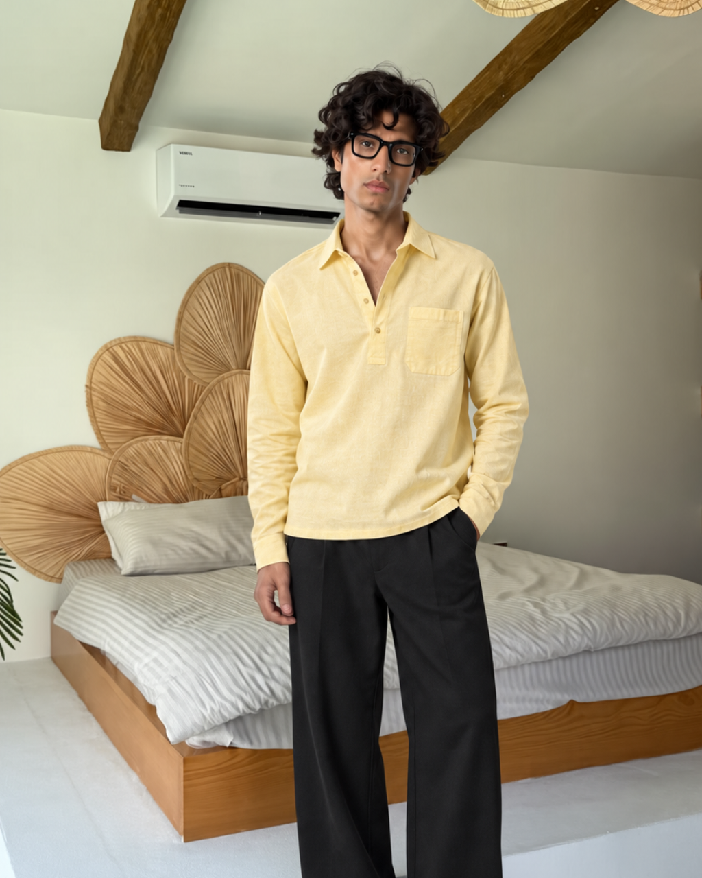 Rush Hour Polo Shirt - Butter Yellow