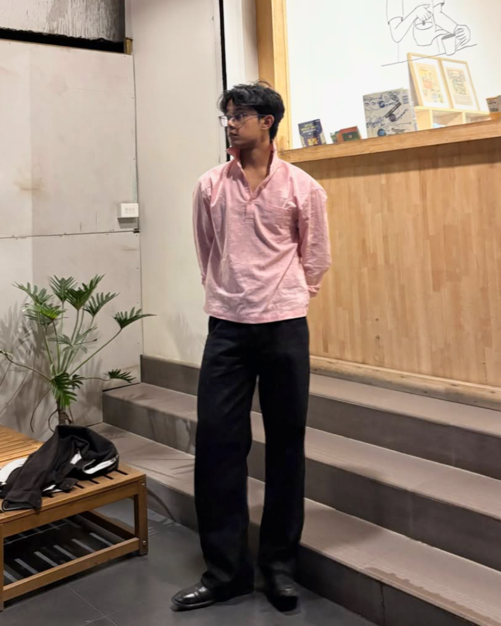 Rush Hour Polo Shirt - Baby Pink