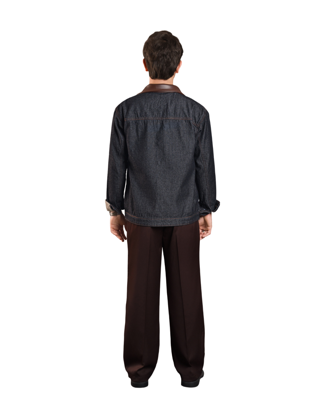 Raw Denim Shacket - Charcoal Wash