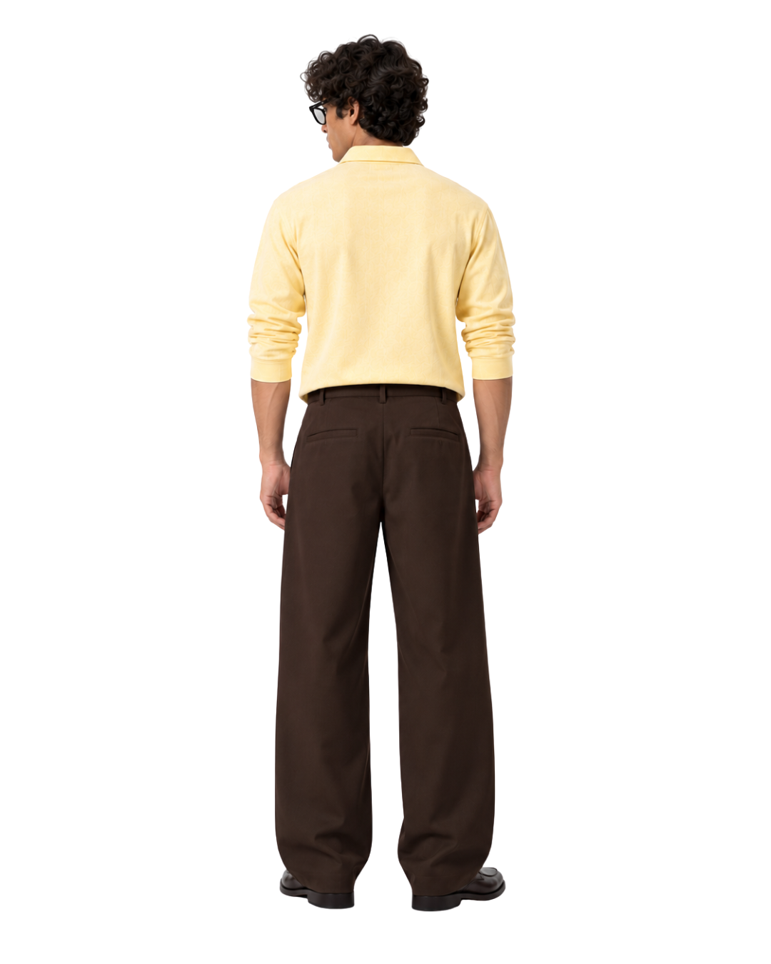 Rich Pleated Pants - Coffee Bean