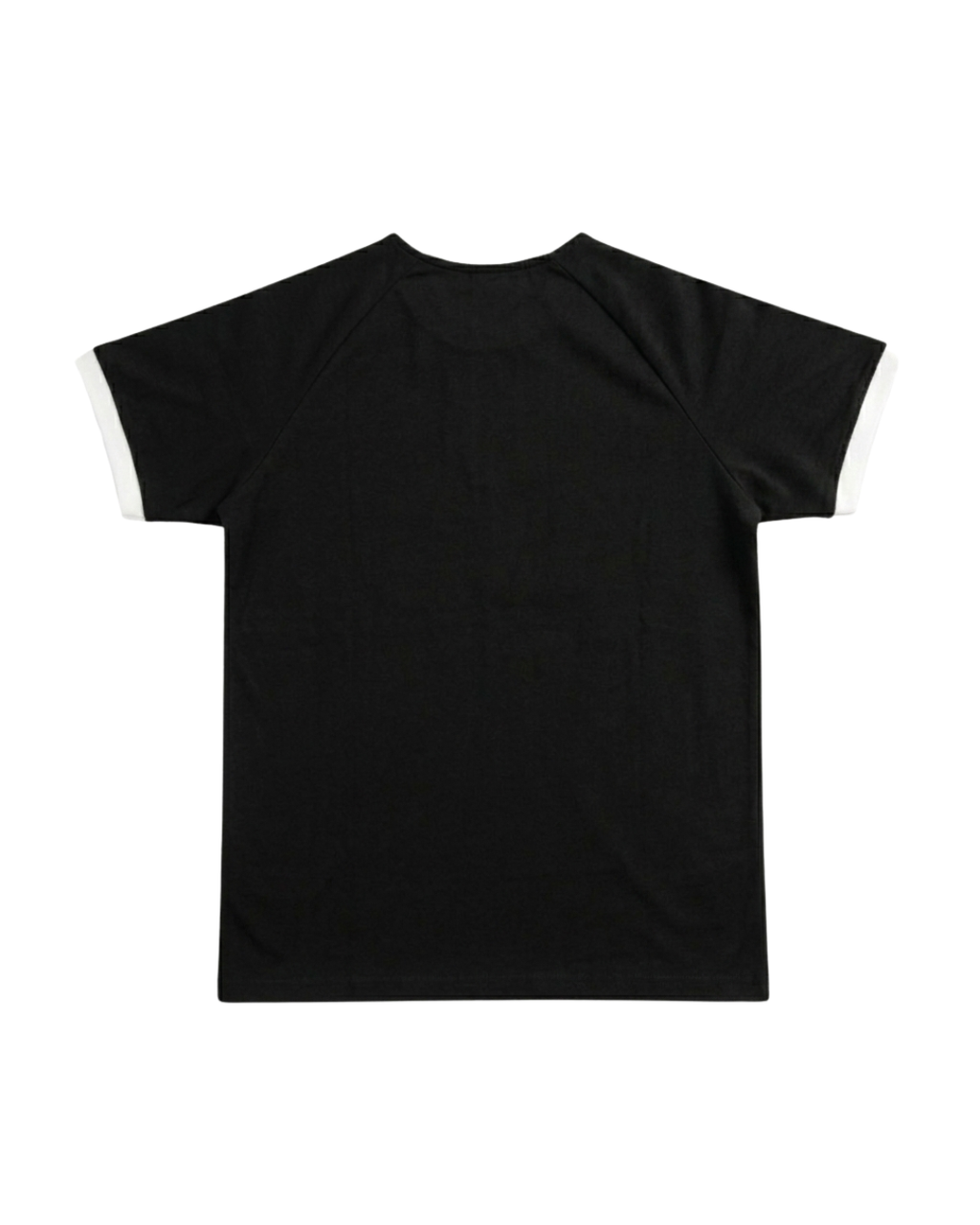 Ringer Raglan Tee - Black / White