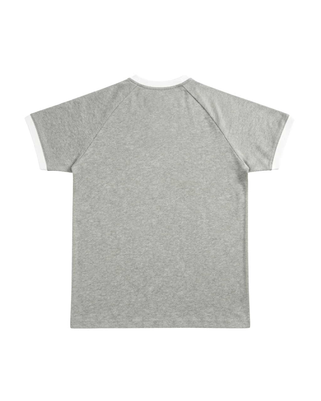 Ringer Raglan Tee - Grey / White